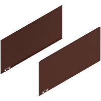 LEGRABOX Element dekoracyjny, wysokość F (241 mm), dł.=500 mm, prawy+lewy