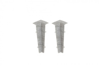 Narożnik wewn. do listwy przypodłogowej Hi Line 23,4x75mm 1kpl=2szt Cezar Dąb Szary Jasny Matowe