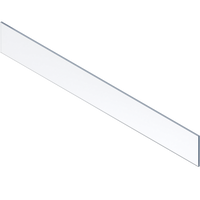 MERIVOBOX element dekoracyjny - przód, wysokość E (142.5 mm), szer. korpusu KB=1200 mm (18/19 mm), Szkło