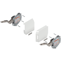 AVENTOS HK-S do małych frontów uchylnych, siłownik (zestaw), współczynnik mocy=220-500 przy 2 szt., na wkręty, do TIP-ON