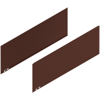 LEGRABOX Element dekoracyjny, wysokość F (241 mm), dł.=650 mm, prawy+lewy