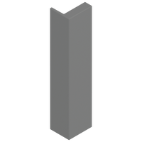 MERIVOBOX Zaślepka uchwytu ścianki tylnej, wysokość E, symetr.