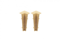 Narożnik wewn. do listwy przypodłogowej Hi Line 23,4x75mm 1kpl=2szt Cezar Dąb Pinia Jasna Matowe