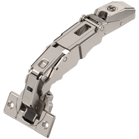 CLIP top BLUMOTION Zawias z szerokim kątem otwarcia i zerowym uskokiem 155°，Drzwi nakładane, puszka: na wkręty