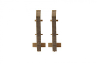 Łącznik listwy do listwy przypodłogowej MASTERLINE 15x60mm 1kpl=2szt Cezar Heraklion Matowe