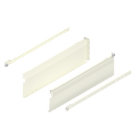 METABOX bok H (150 mm), Częściowy wysuw, 25 kg, dł.=500 mm, wersja na wcisk, lewy/prawy