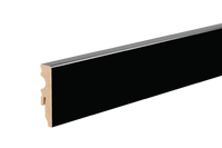Listwa MDF przyp. LP 58x14,5mm gr. 14,5mm Cezar Czarny RAL9005 Matowe 2,20m
