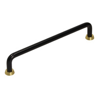 Uchwyt US18, czarny matowy, złoty szczotkowany, 160mm, GAMET