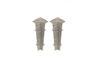 Narożnik wewn. do listwy przypodłogowej Hi Line 23,4x75mm 1kpl=2szt Cezar Sosna Ciemna Agas Matowe