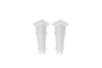 Narożnik wewn. do listwy przypodłogowej Hi Line 23,4x75mm 1kpl=2szt Cezar Biały RAL9003 Matowe