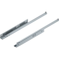 TANDEM Zintegrowany BLUMOTION Częściowy wysuw, Prowadnica, 30 kg, dł.=650 mm, do Grubość płyty 17-19 mm, wymaga sprzęgła, lewa/prawa