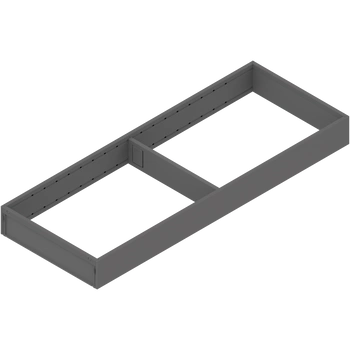 AMBIA-LINE  ramki do szuflady standardowej, do LEGRABOX/MERIVOBOX, stal, dł.=550 mm, szerokość=200 mm