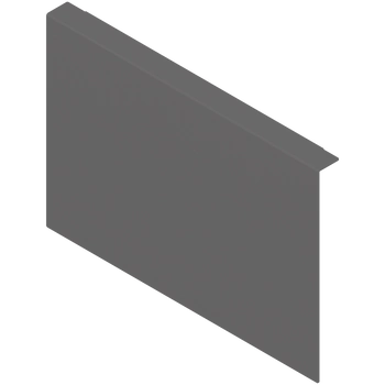 AMBIA-LINE adapter do montażu ramy do drewnianej ścianki tylnej do szuflady z wysokim frontem, do LEGRABOX/MERIVOBOX wysokość C, stal