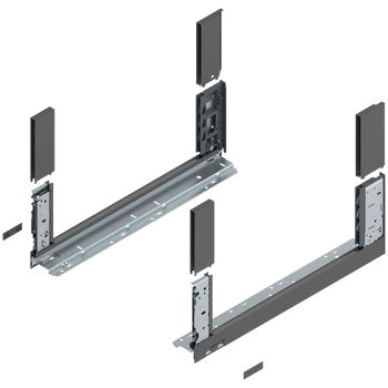 Bok szuflady LEGRABOX, wysokość C (177 mm), dł.=500 mm, lewy/prawy, do LEGRABOX free