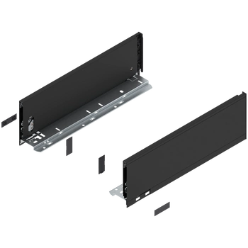 Bok szuflady LEGRABOX, wysokość K (128.5 mm), dł.=400 mm, lewy/prawy, do LEGRABOX pure