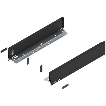 Bok LEGRABOX, wysokość M (90.5 mm), dł.=450 mm, lewy/prawy, do LEGRABOX pure