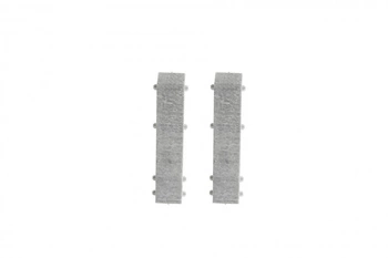 Łącznik listwy do listwy przypodłogowej Hi Line 23,4x75mm 1kpl=2szt Cezar Goth Clear Matowe