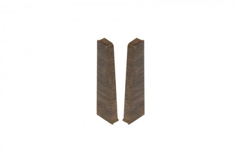 Zaślepki para do listwy przypodłogowej Hi Line 23,4x75mm 1kpl=2szt(L+P) Cezar Dąb Leonardo Matowe