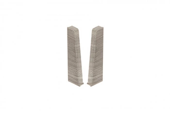 Zaślepki para do listwy przypodłogowej Hi Line 23,4x75mm 1kpl=2szt(L+P) Cezar Dąb Sardynia Matowe