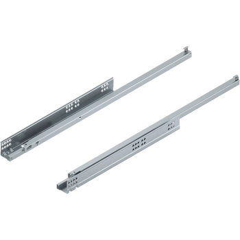 TANDEM Zintegrowany BLUMOTION Częściowy wysuw, Prowadnica, 30 kg, dł.=650 mm, do Grubość płyty 17-19 mm, wymaga sprzęgła, lewa/prawa