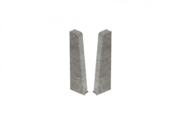 Zaślepki para do listwy przypodłogowej Hi Line 23,4x75mm 1kpl=2szt(L+P) Cezar Stone 1 Matowe
