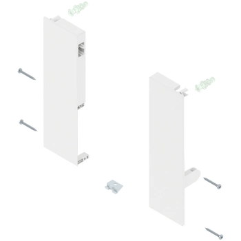 Mocowanie frontu TANDEMBOX , wys. D, do szuflady wewnętrznej z pojedynczym relingiem, lewe/prawe, do TANDEMBOX antaro