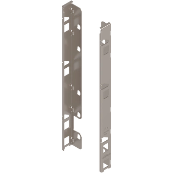 Uchwyt drewnianej ścianki tylnej LEGRABOX, wys. F (257 mm), prawy+lewy