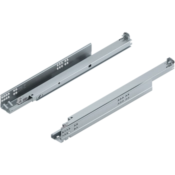 TANDEM Zintegrowany BLUMOTION Pełny wysuw, Prowadnica, 30 kg, dł.=500 mm, do Grubość płyty 17-19 mm, wymaga sprzęgła, lewa/prawa