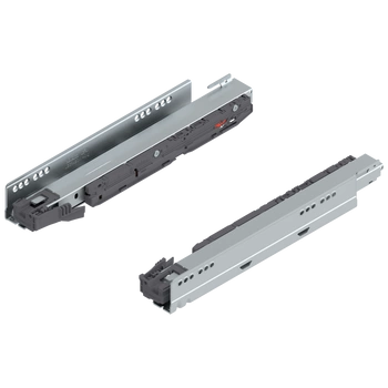 Prowadnica korpusu LEGRABOX Zint. BLUMOTION / odpowiedni do TOB / odpowiedni do SERVO-DRIVE, pełny wysuw, 40 kg, dł.=350 mm, lewa/prawa