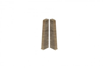 Zaślepki para do listwy przypodłogowej Hi Line 23,4x75mm 1kpl=2szt(L+P) Cezar RockyKanada Matowe