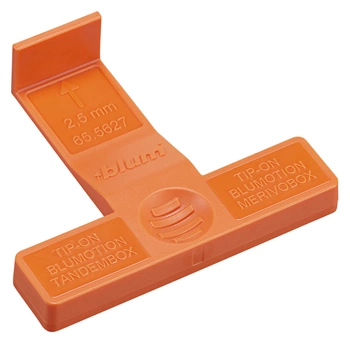 Wzornik szczeliny frontu do MERIVOBOX i TANDEMBOX, do Tylna część frontu, do TIP-ON BLUMOTION do MERIVOBOX / TIP-ON BLUMOTION do TANDEMBOX