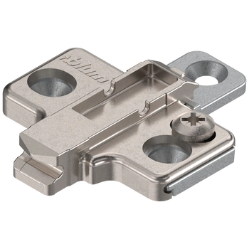 CLIP prowadnik, krzyżakowy, 0 mm, Cynk, na wkręty do płyty wiórowej