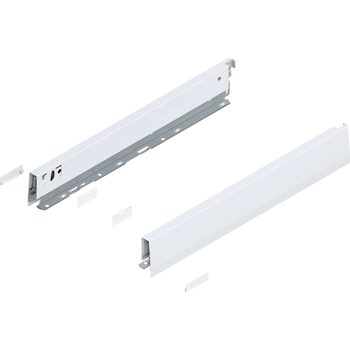 Bok MERIVOBOX, wysokość N (68.5 mm), dł.=450 mm, lewy/prawy