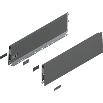 Bok MERIVOBOX, wysokość K (129 mm), dł.=450 mm, lewy/prawy