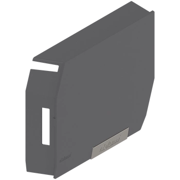 AVENTOS HK-S do małych frontów uchylnych, Zaślepka siłownika, z zamontowaną małą zaślepką, praw.