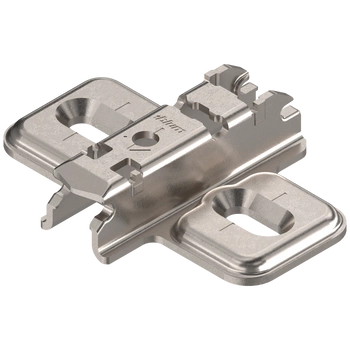 CLIP prowadnik, krzyżakowy, 3 mm, Stal, na wkręty do płyty wiórowej, RW: otwór podłużny