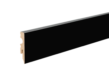 Listwa MDF przyp. LP 60x11mm gr. 11mm Cezar Czarny RAL9005 Matowe 2,20m