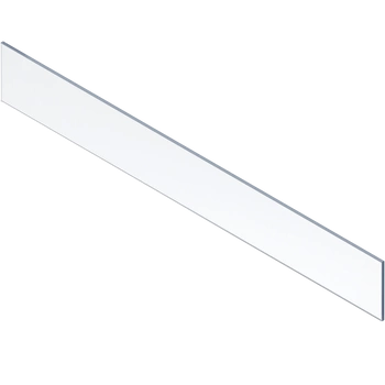 MERIVOBOX element dekoracyjny - przód, wysokość E (142.5 mm), szer. korpusu KB=1200 mm (18/19 mm), Szkło