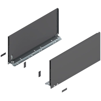 Bok szuflady LEGRABOX, wysokość F (241 mm), dł.=500 mm, lewy/prawy, do LEGRABOX pure