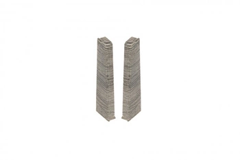 Zaślepki para do listwy przypodłogowej Hi Line 23,4x75mm 1kpl=2szt(L+P) Cezar Dąb Richmond Matowe