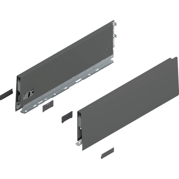 Bok MERIVOBOX, wysokość K (129 mm), dł.=400 mm, lewy/prawy