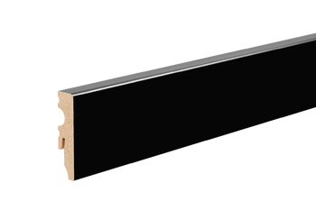 Listwa MDF przyp. LP 58x14,5mm gr. 14,5mm Cezar Czarny RAL9005 Matowe 2,20m