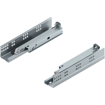 TANDEM Zintegrowany BLUMOTION Pełny wysuw, Prowadnica, 30 kg, dł.=250 mm, do Grubość płyty 17-19 mm, wymaga sprzęgła, lewa/prawa