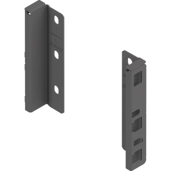 Uchwyt drewnianej ścianki tylnej MERIVOBOX, wys. K (146 mm), prawy+lewy