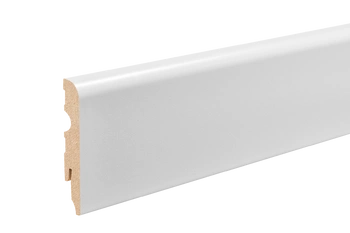 Listwa MDF przyp. LP 80x13mm gr. 13mm Cezar Biały RAL9003 Matowe 2,20m