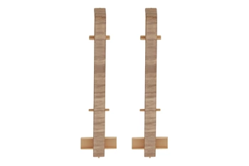 Łącznik listwy do listwy przypodłogowej MASTERLINE 13x80mm 1kpl=2szt Cezar Umbra Matowe