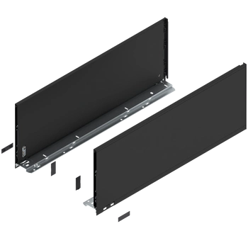 Bok szuflady LEGRABOX, wysokość F (241 mm), dł.=650 mm, lewy/prawy, do LEGRABOX pure