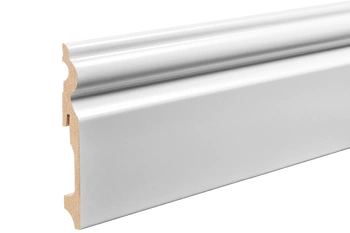 Listwa MDF przyp. LP 115x14,5mm gr. 14,5mm Cezar Biały RAL9003 Matowe 2,20m
