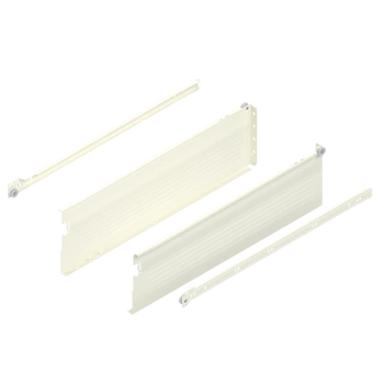 METABOX bok H (150 mm), Częściowy wysuw, 25 kg, dł.=550 mm, wersja na wcisk, lewy/prawy