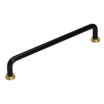 Uchwyt US18, czarny matowy, złoty szczotkowany, 160mm, GAMET